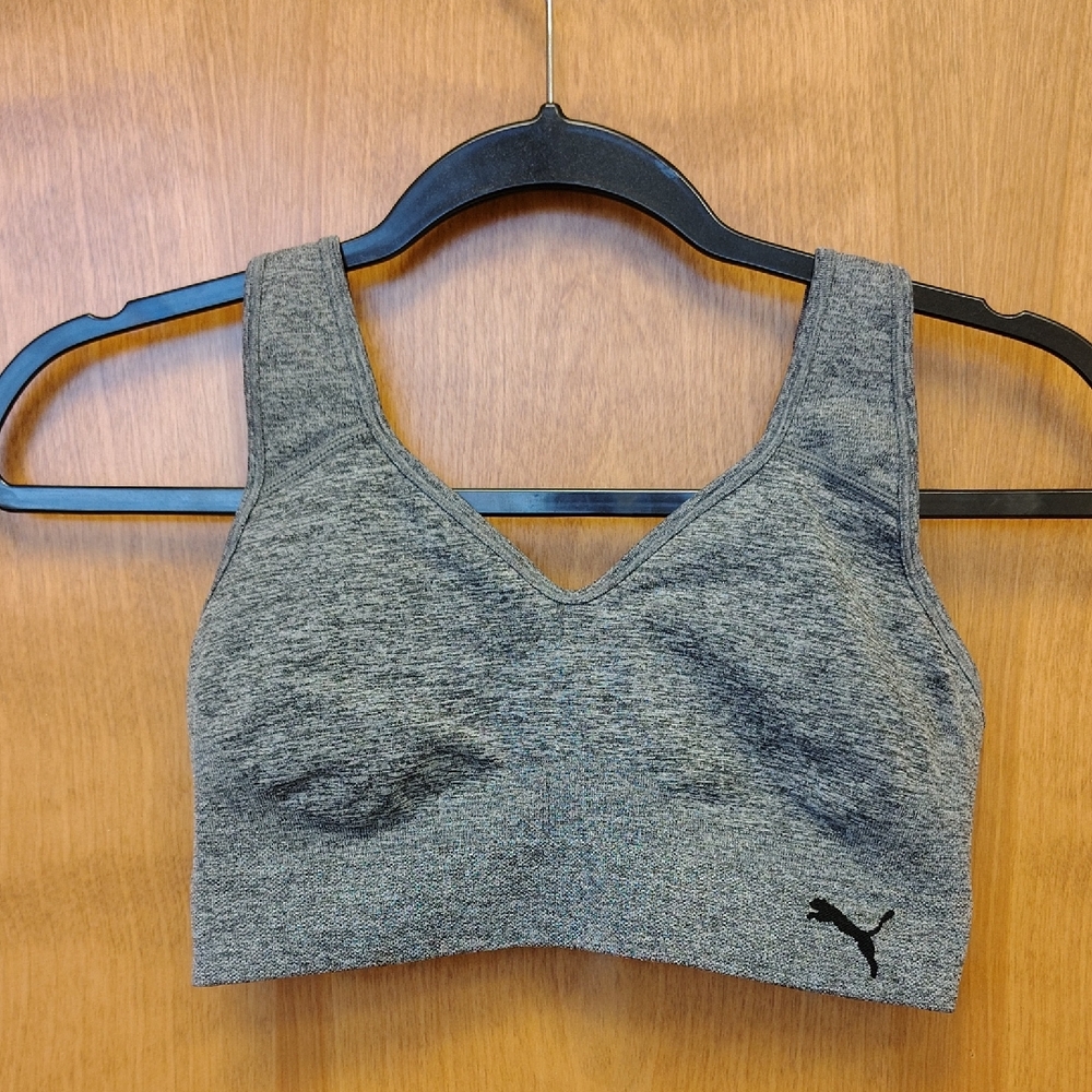 Puma Women's Gray Sports Bra